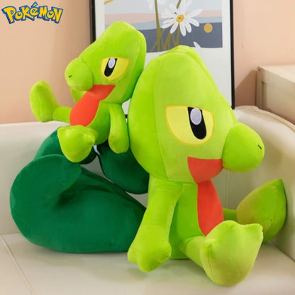 35-60CM Big Size Treecko Plushies Pokemon Anime Cartoon Peluche Kawaii Ornament Comfortable Soft Doll Children's Toy Gifts