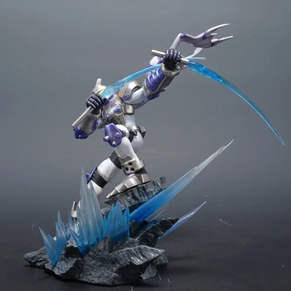 22cm Anime Digimon Adventure Wolfmon PVC Action Figure Desktop Ornament Model Toy Gift - With Box