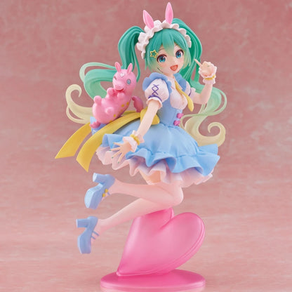 20cm/7.87in Hatsune Miku Anime Figure Kawaii Fairy Tales Miku Action Figure Lollipop Girl Figurine PVC Collection Model Doll Toy