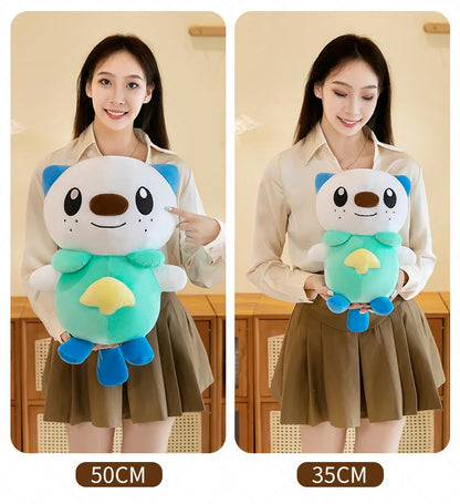 35/80cm Oshawott Pokemon Plush Toys Large Anime Doll Cute Pillow Cartoon Samurot Pokémon Plushie Stuffed Gift for Kids Christmas