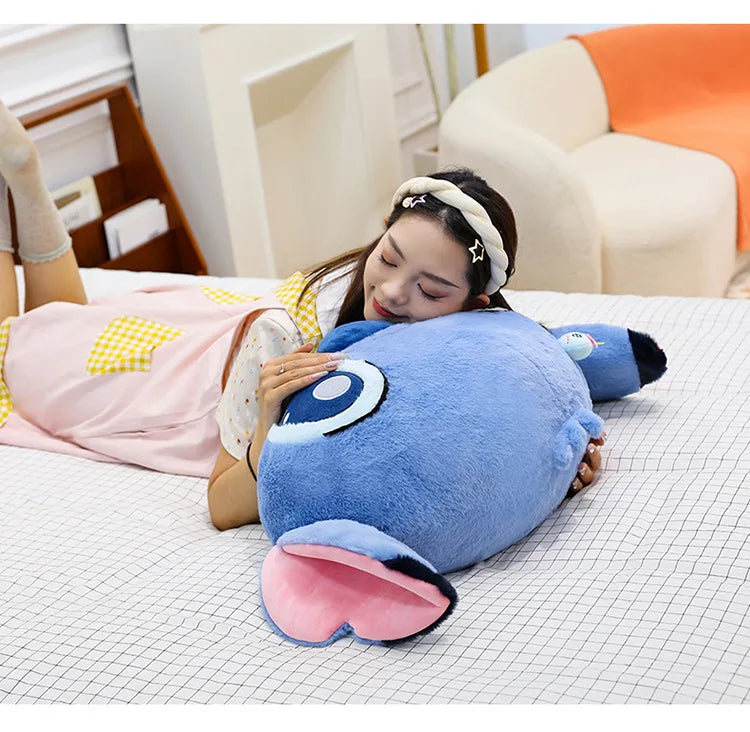 40x80cm Big Size Stitch Disney Anime Plush Stuffed Doll Cartoon Room Decoration Plush Pillow Children's Holiday Gift