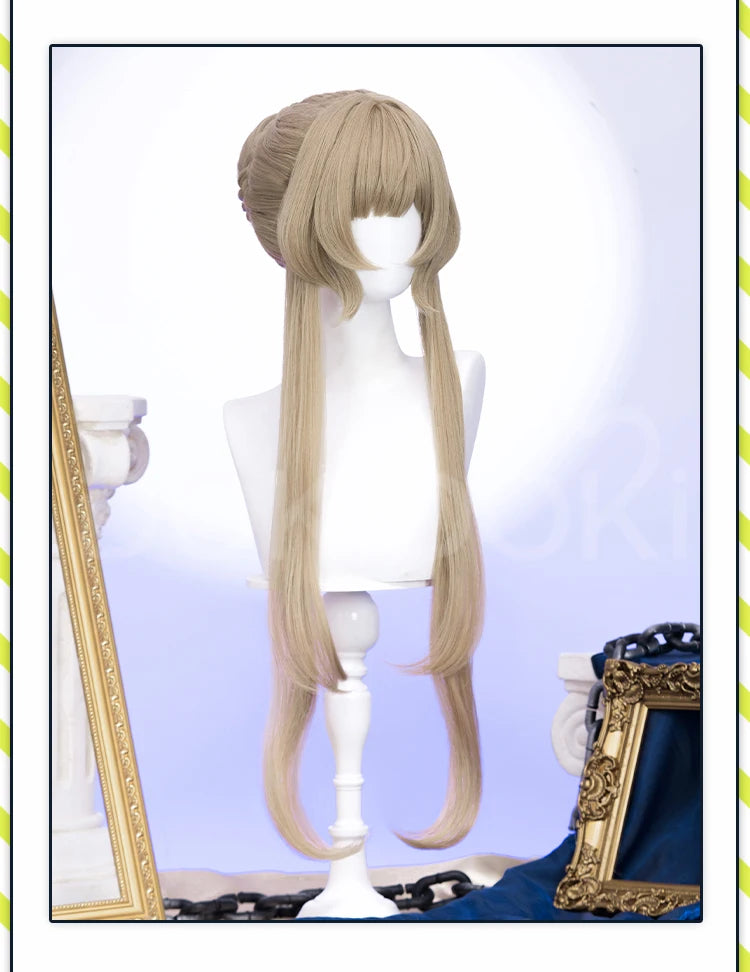 IN STOCK Lauma Aino Sandrone Wig Game Genshin Impact Cosplay Wig DokiDoki Nod-Krai Women Long Hair Free Wig Cap Halloween