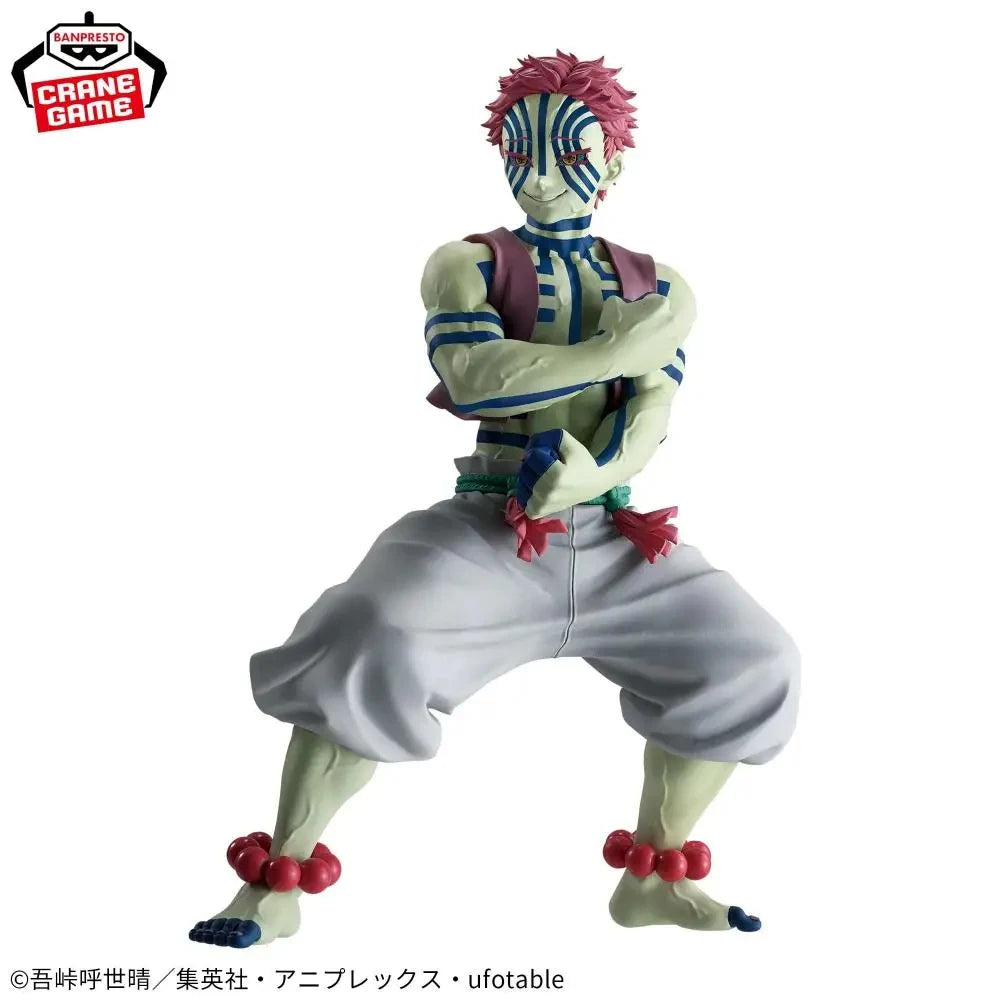 Bandai In Stock Original Banpresto Grandista Demon Slayer Akaza Figure Anime Action Model Genuine Boxed Toys Gifts