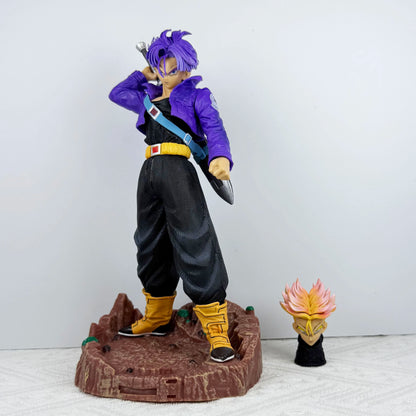 23CM Dragon Ball Z Anime Figurine Trunks Figure Super Saiyan Trunks Pvc Model Statue Doll Collection Decoration Toys Gift