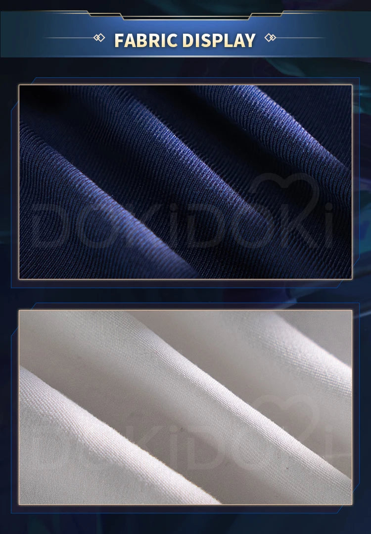 Caitlyn Cosplay Costume Anime Cosplay【S-3XL】DokiDoki-SR Women Halloween Uniform Caitlyn Cosplay Armor Hat Metal Plus Size