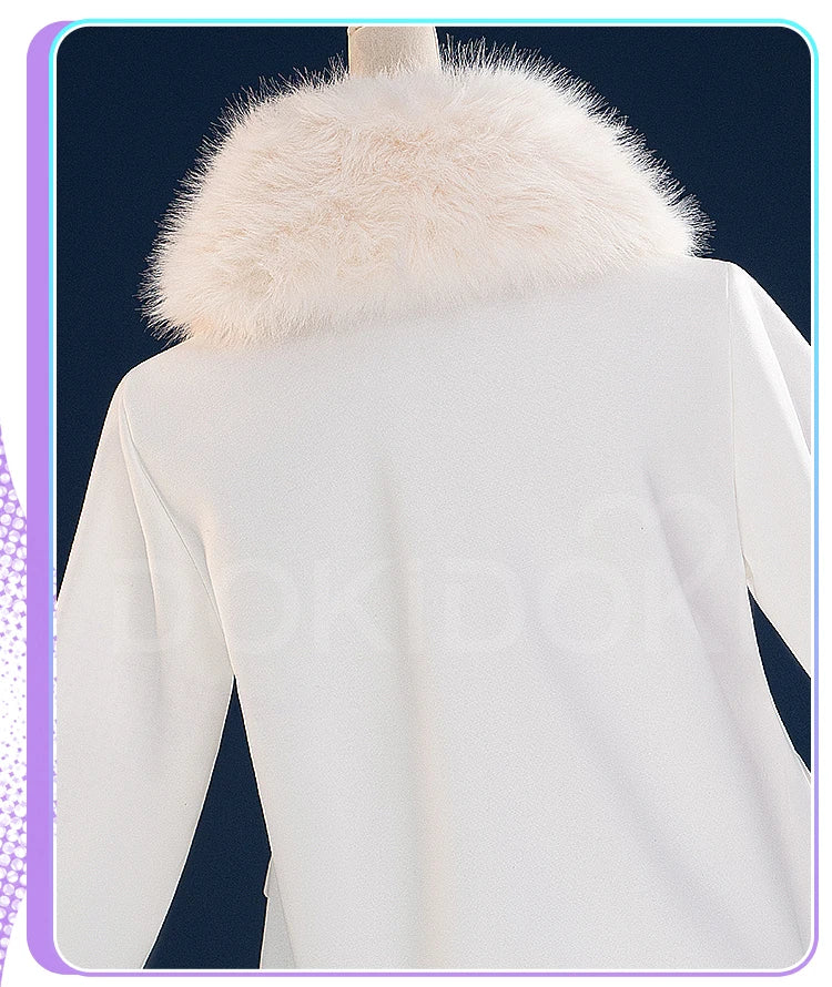 Mikuu Cosplay Costume DokiDoki-R Mikku Women Cute Winter Costume Snow Mikuu Cosplay