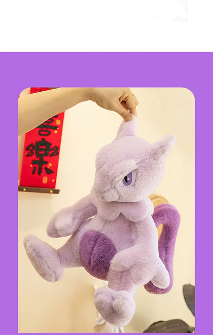 35/85cm Mewtwo Pokemon Plush Toys Large Anime Doll Pillow Cartoon Mew Pokémon Plushie Kawaii Stuffed Gift for Kids Birthday