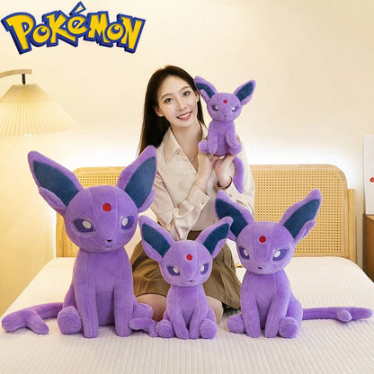 40/50/70CM Big Size Pokemon Espeon Plushies Cartoon Anime Soft Plush Pillow Doll Kawaii Stuffed Plushie Ornament Children Gifts