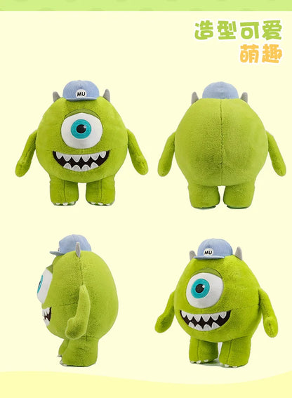 40/60CM Big Size Mike Wazowski Disney Anime Plush Stuffed Doll Kawaii Room Decoration Plushies Pillow Ornaments Holiday Gifts