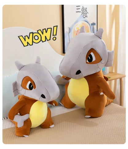 80cm Super Big Size Pokemon Cubone Anime Plush Stuffed Doll Plush Animal Comfortable Soft Doll Children Birthday Gift Anime Toy