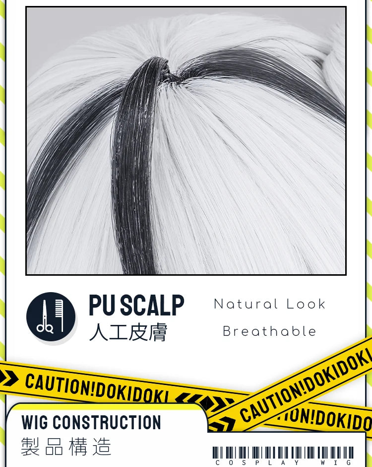 IN STOCK Luuk Hcrsscn Galbrenr Zani Ciaccona Camellya Scar Danjin Youhu Wig Game Wuthering Waves DokiDoki Women Men Wig Free Cap