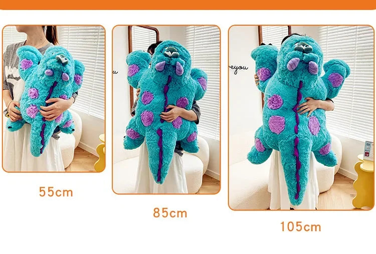 130cm Big Size Disney James P. Sullivan Cartoon Anime Plush Stuffed Doll Room Plushies Pillow Ornaments Children's Holiday Gifts