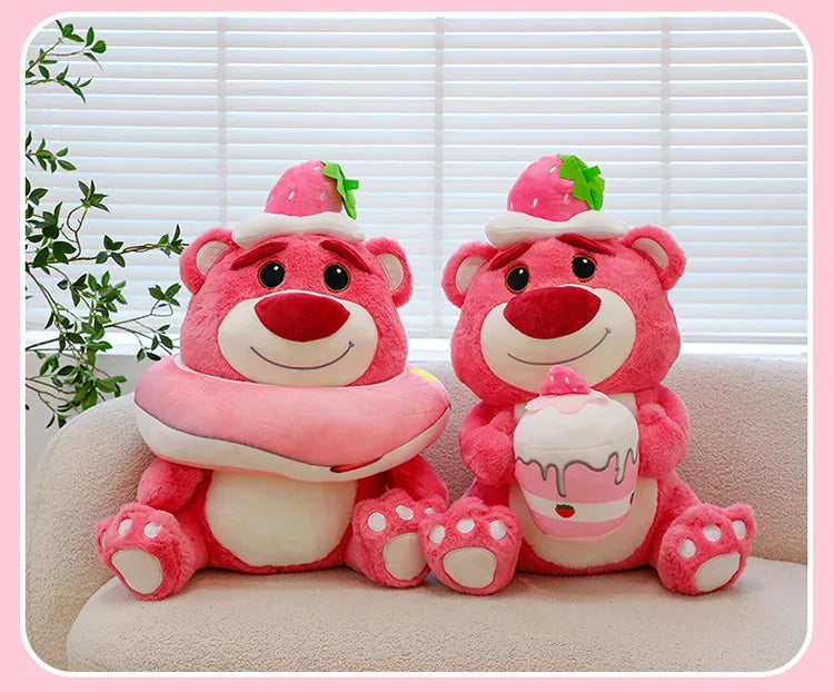 45/60/90cm Super Big Size Lotso Kawaii Disney Anime Plush Stuffed Doll Cartoon Decoration Plush Pillow Children's Holiday Gifts