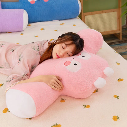 New Cute Car Cushion Office Seat Lumbar Support Creative Sofa Pillow Multifunctional Foot Cushion Nap Pillow