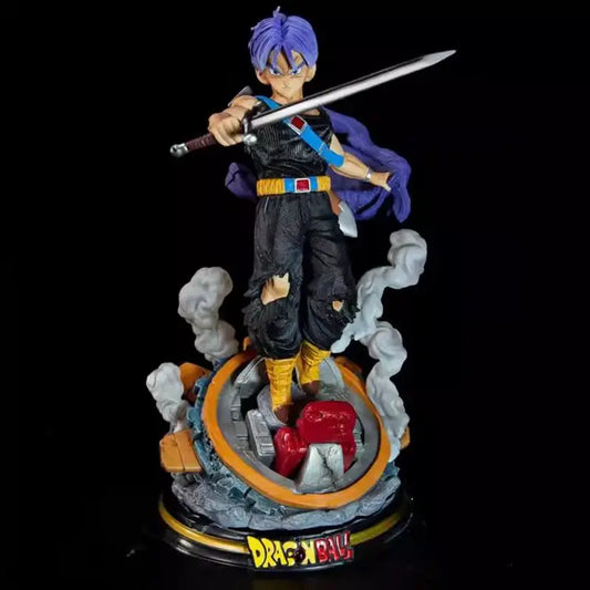 Dragon Ball Z Figures Trunks Gk Action Figure Super Saivcyan P Model Statue Doll Collection Decoration Toys Gift Ornaments
