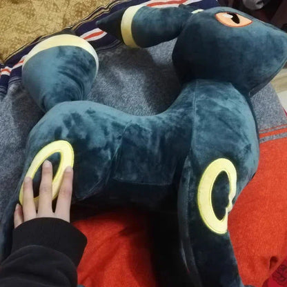 60cm Umbreon Pokemon Plush Toys Anime Doll Cute Ornament Pokémon Cartoon Stuffed Plushie Pillow Noctali Gift for Kids Christmas