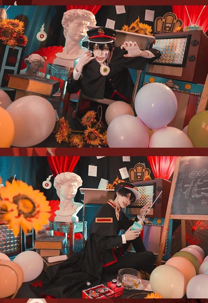 Hanakoo-kunn Cosplay Costume Anime Cosplay DokiDoki-SR Men School Uniform Costume Yugi Amane