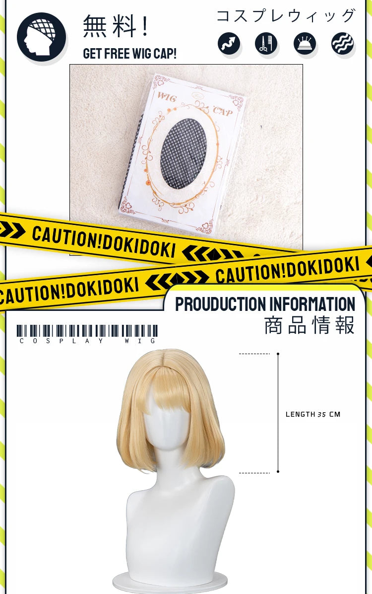 IN STOCK Sung Jin Woo Cha Hae in Wig Anime Solo Leveling Cosplay DokiDoki Kinght Killer Men 30cm Short Hair Woo Sung Free Cap