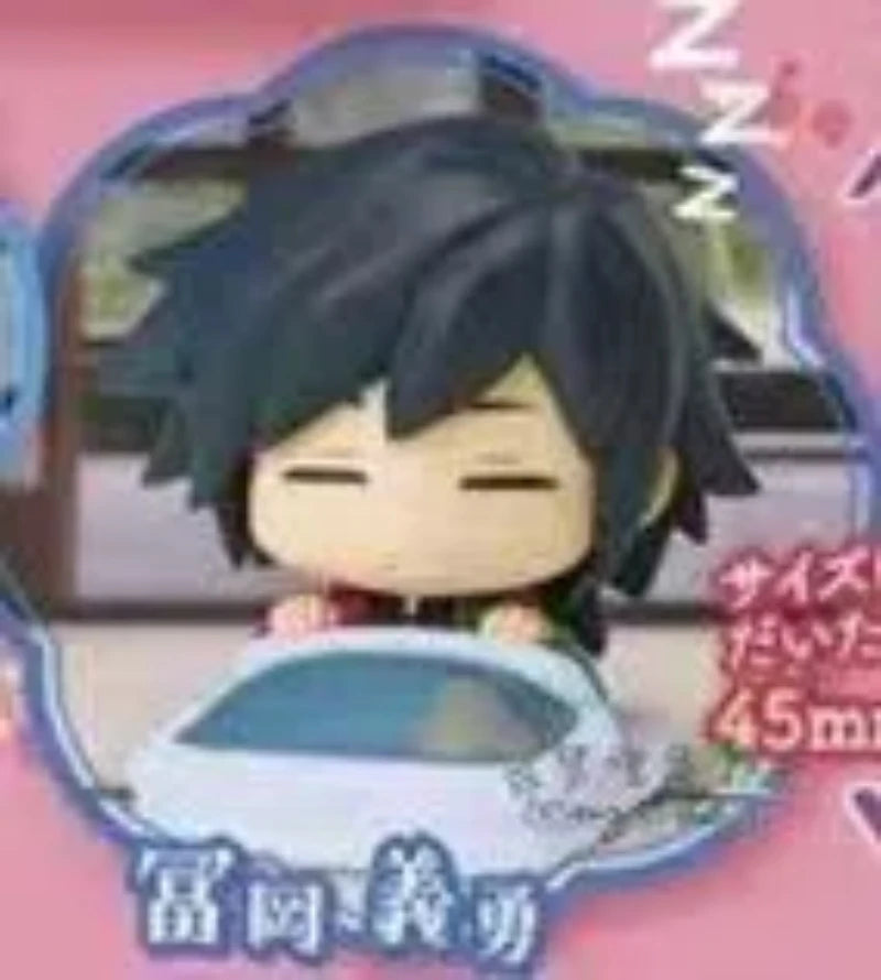 1Pcs Random Style Anime Demon Slayer Q Version sleeping position Action Figure PVC Model doll Toy Desk Decor Rement Gifts boxed