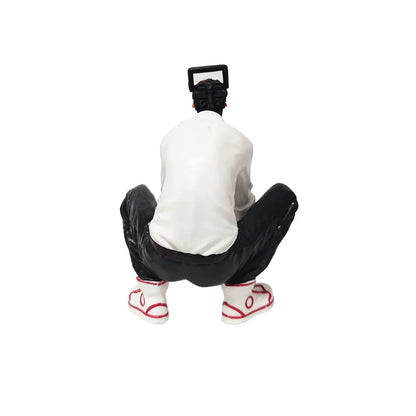 Viral Chainsaw Man Denji Collectible Figure - Car & Room Dual-Use Decoration, Poseable Doll, Christmas & New Year Holiday