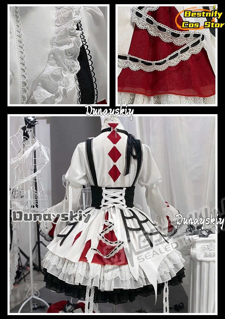 BProject Sekai Akiyama Mizuki Costume Set Polyester Women
