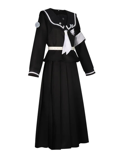 iCoser The Hundred Line Hiruko Shizuhara Cosplay Costume Wig Battle Uniform Last Defense Academy Halloween Party for Women Girls