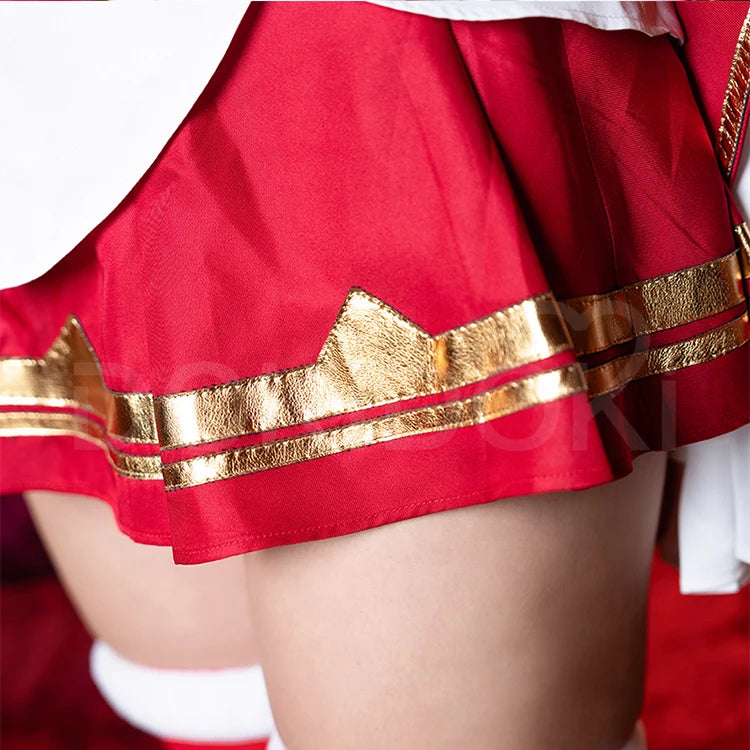 IN STOCK Elysia Cosplay Costume Game Honkai Impact 3rd【S-2XL】DokiDoki-R Women Cute Winter Christmas Dress Elysia Plus Size