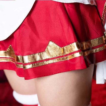 IN STOCK Elysia Cosplay Costume Game Honkai Impact 3rd【S-2XL】DokiDoki-R Women Cute Winter Christmas Dress Elysia Plus Size