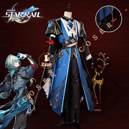 Honkai Star Rail Anaxa Cosplay Costume Wig Uniform Outfit Anaxagoras Grove of Epiphany Amphoreus Carnival Halloween Women Men