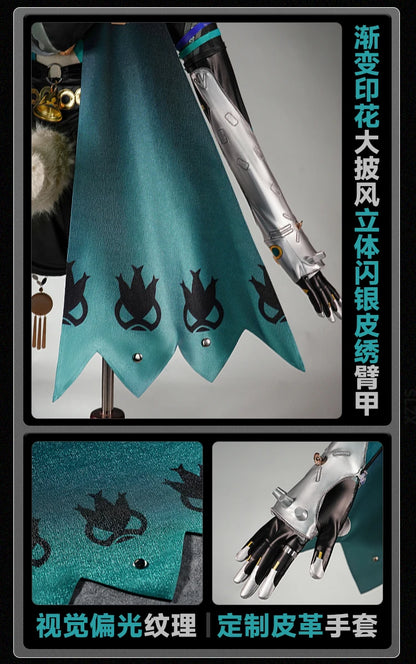 Zenless Zone Zero Lucia Cosplay Costume Wig Bodysuit Uniform Headwear Tail Spook Shack Halloween Party for Women Girls Outfit