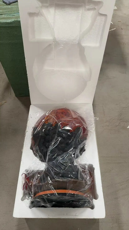 One Piece Great Flame Ring Statue Portgas·D· Ace Model Boxed Glowing 16 Colors Figure Collectible Toys & Hobbies Action Figures