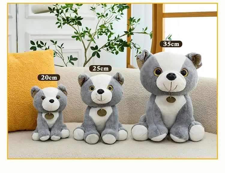New 3 Colors 20-35cm Bulldog Plush Stuffed Puppy Doll Cute Puppy Plush Kawaii Animal Toy Children's Birthday Gift Doll Kids To