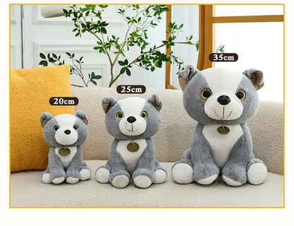 New 3 Colors 20-35cm Bulldog Plush Stuffed Puppy Doll Cute Puppy Plush Kawaii Animal Toy Children's Birthday Gift Doll Kids To
