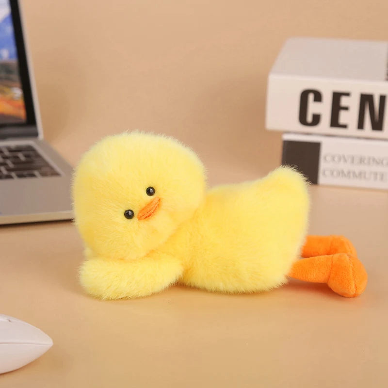 18cm Cartoon Lying Stuffed Animal Cute Horse Duck Cow Frog Plushies Kawaii Office Companion Plush Wrist Pad Wrist Support Doll