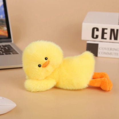 18cm Cartoon Lying Stuffed Animal Cute Horse Duck Cow Frog Plushies Kawaii Office Companion Plush Wrist Pad Wrist Support Doll