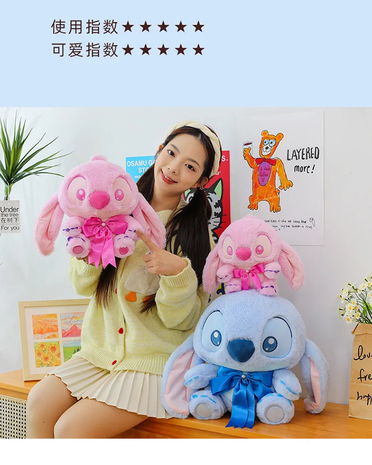 20/30/40CM Big Size Stitch Disney Anime Plush Stuffed Doll Kawaii Room Decor Plush Pillow Children's Holiday Gifts