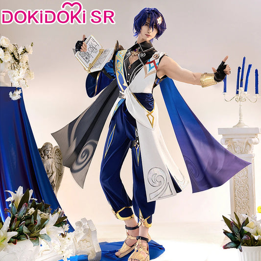 IN STOCK Dr. Ratio Cosplay Costume Game Honkai: Star Rail【S-3XL】DokiDoki-SR HSR Halloween Men Costume Veritas Ratio Plus Size