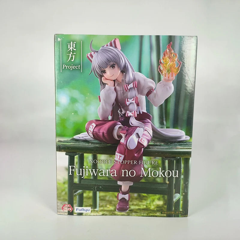 Bandai Touhou Project Noodle Stopper PVC Model Figures - Fujiwara no Mokou