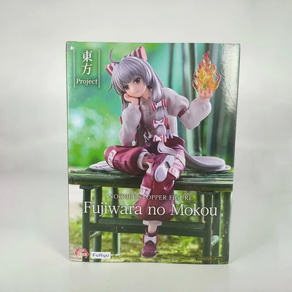 Bandai Touhou Project Noodle Stopper PVC Model Figures - Fujiwara no Mokou