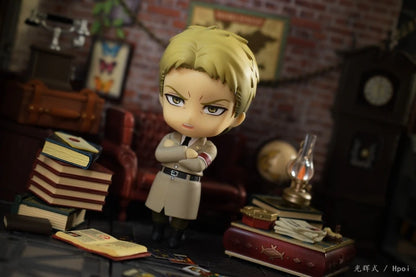 10cm Attack on Titan Anime Figure #1893 The Armored Titan Reiner Braun Action Figure Eren Jaeger Figurine Collection Model Toys