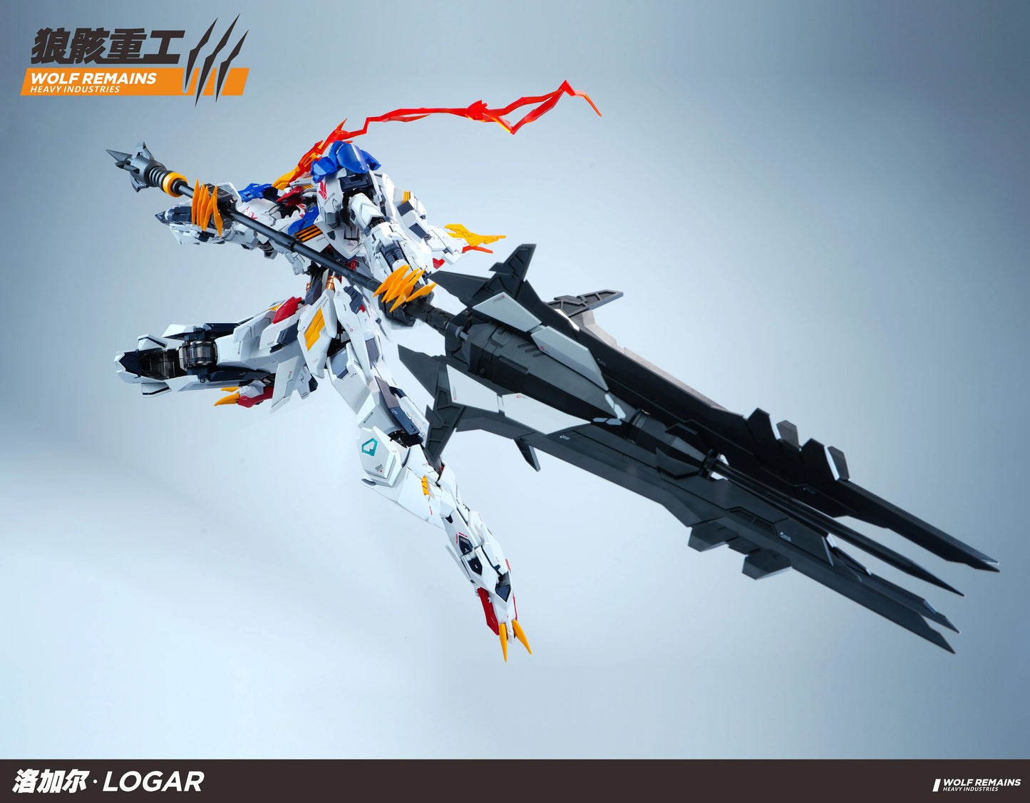 WOLF REMAINS HEAVY INDUSTRIES 1/60 PG Wolf King Barbatos Head Light Cluster Assembly Model Kit Collectible Toy Gift