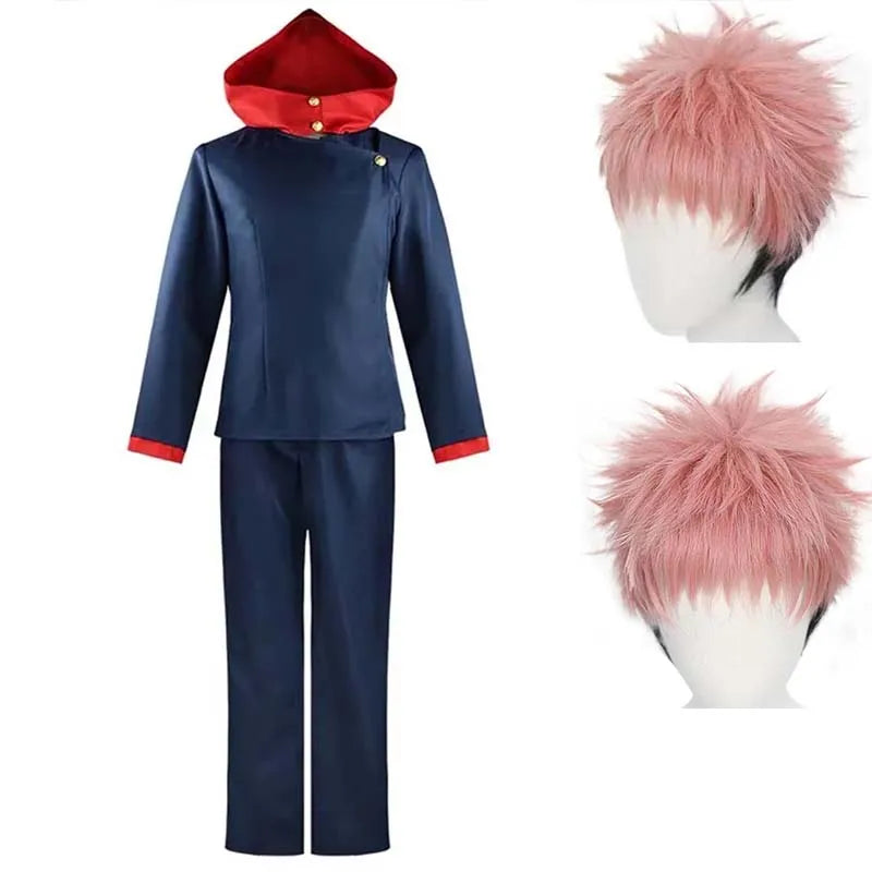 HOMCHEE Trends Itadori Yuji Cosplay Set Adult Cotton Polyester