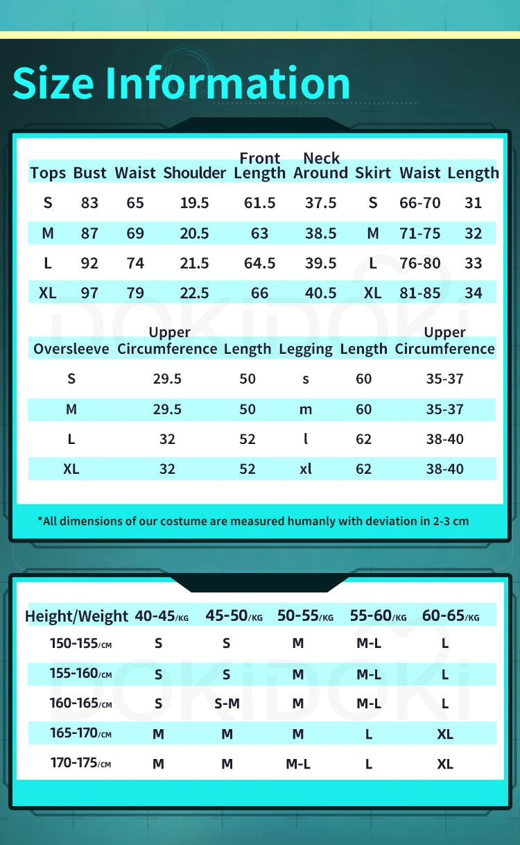 IN STOCK Mikuu Cosplay Costume DokiDoki-R Mikku Cosplay Women Cute Short Dress Costume Mikuu Cosplay Christmas