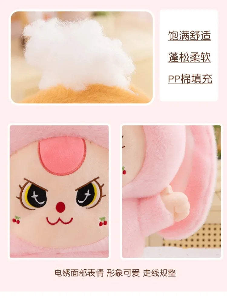 32/62cm Kawaii Baby Three Years Old Plush Doll Toy Baby Three Rabbit Series Stuffed Pillows Toy Ornaments Xmasgifts for Girls