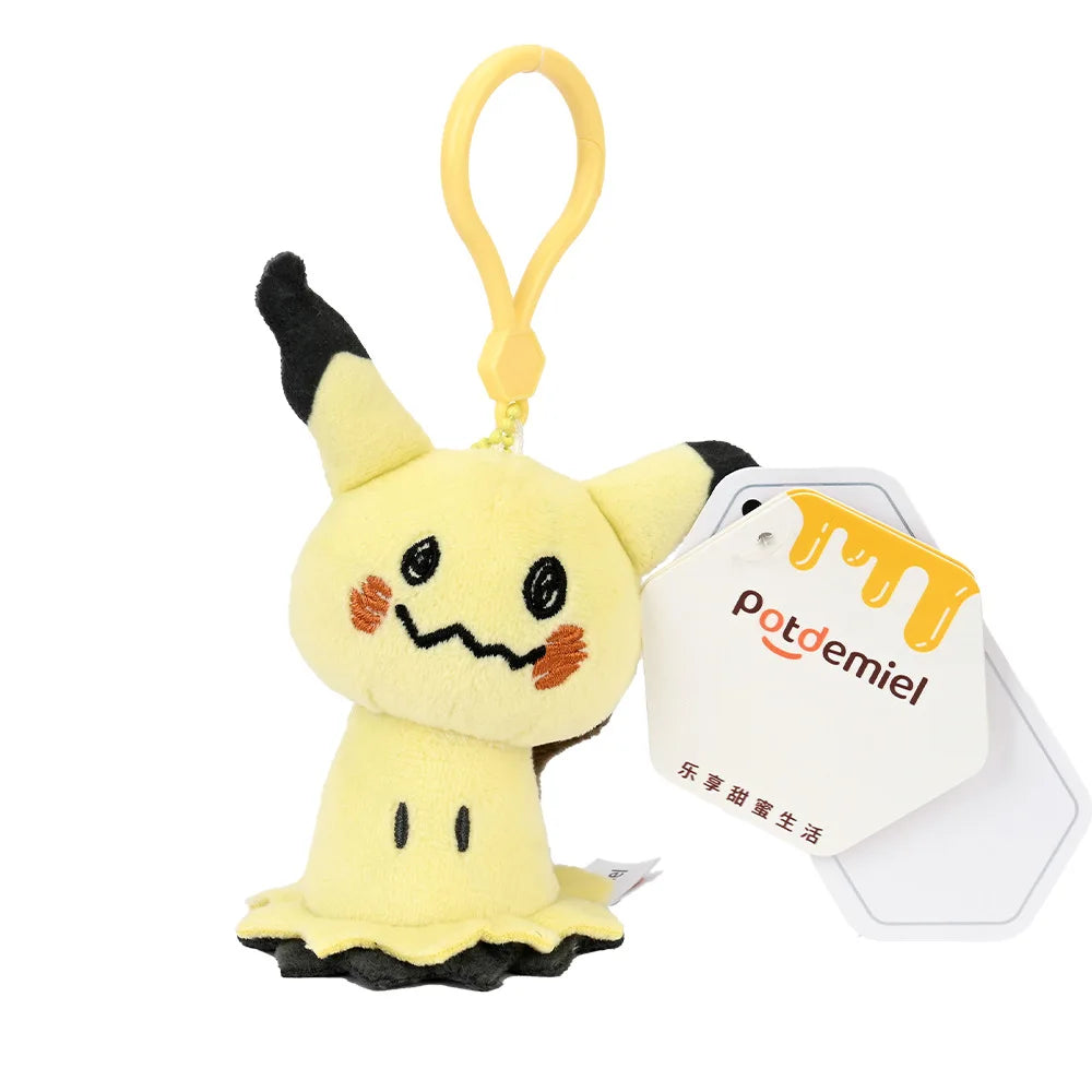 Pokemon Pikachu Mew Squirtle Charmander Kawaii Plush Toy Pendant School Bag Backpack Pendant Key Ring Small Doll Birthday Gift
