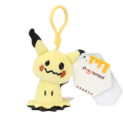 Pokemon Pikachu Mew Squirtle Charmander Kawaii Plush Toy Pendant School Bag Backpack Pendant Key Ring Small Doll Birthday Gift