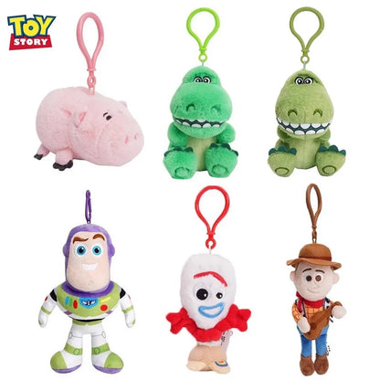 Genuine Disney Buzz Lightyear Plush Toys Fantasy Toy Story Pendant Bag Accessories Keychain Bag Car Pendant Valentine's Day Gift