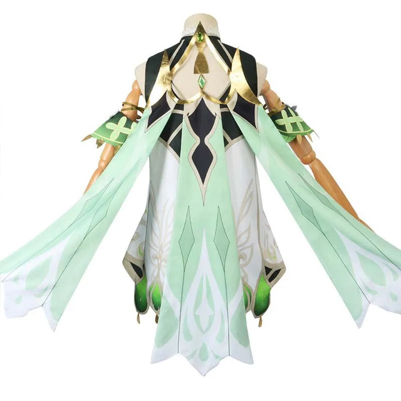 Genshin Impact Nahida Cosplay Costume Set Cotton Polyester