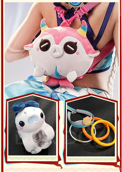 IN STOCK Mualani Cosplay Costume Game Genshin Impact【S-3XL】DokiDoki-SR Natlan Mualani Metal Luminous Vision Plus Size