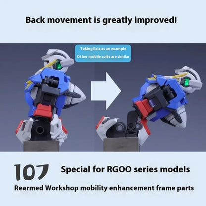 In Stock 107 Model Kits Reinforced Movable Frame Modified Parts For RG00 All Series Mobile Suit Model Details Replacement Parts